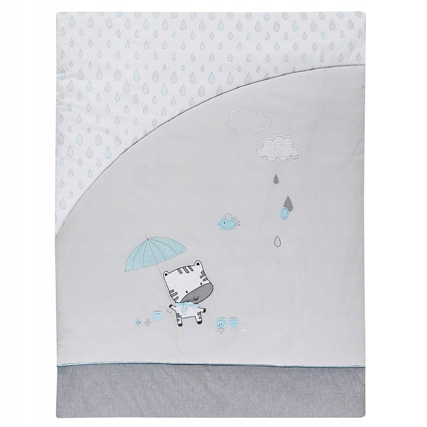 ALVI MATA DO RACZKOWANIA 100X135 CM ZEBRA NAUKA CHODZENIA AMORTYZACJA