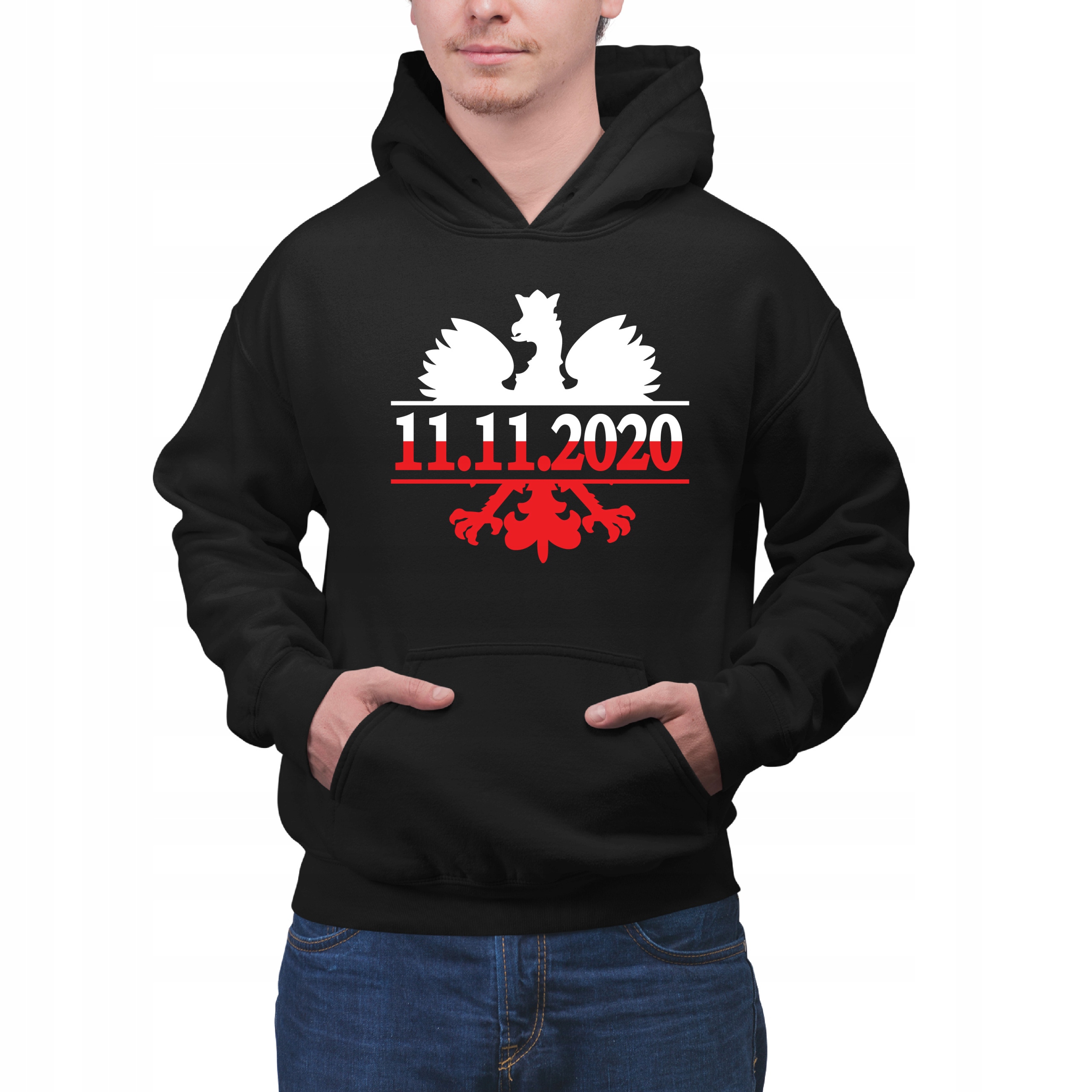 

Patriotyczna Bluza Kaptur Na Marsz 11 Listopad XL