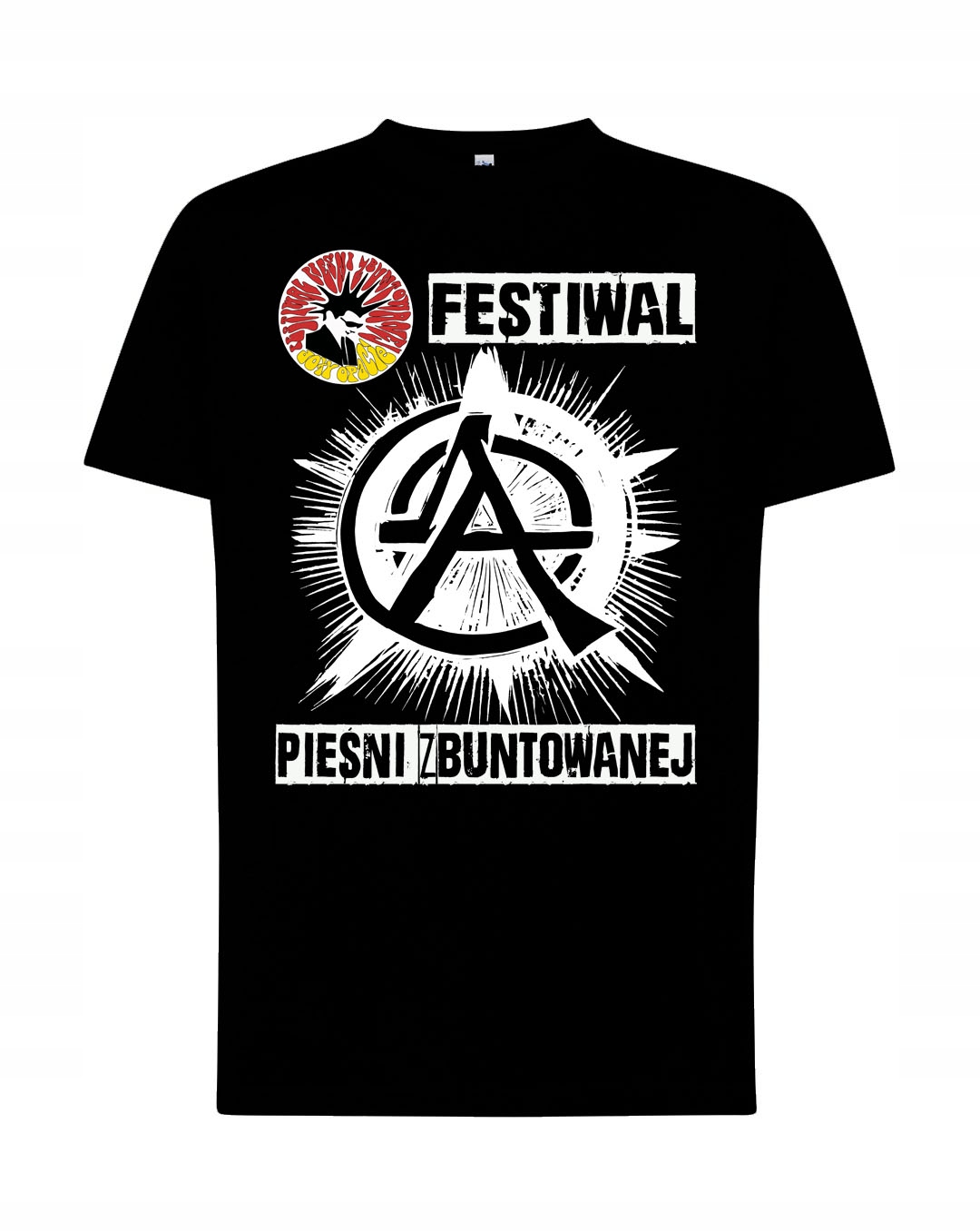 KOSZULKA FESTIWAL PIEŚNI ZBUNTOWANEJ 2024 CZARNA r.S