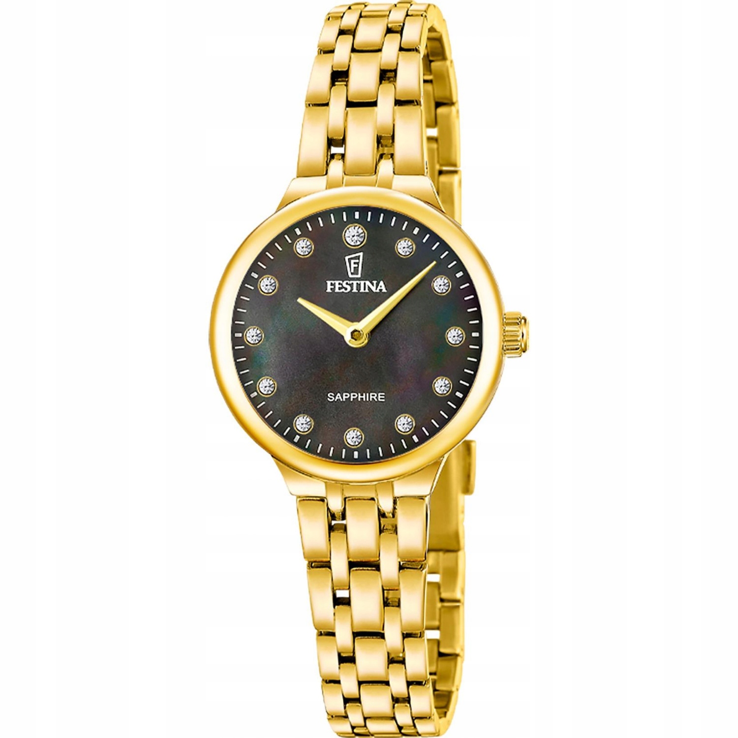 Dámské hodinky Festina F20745-4 Zirkony zlaté