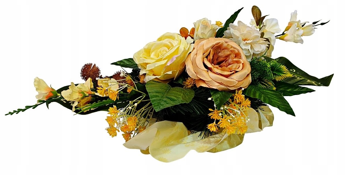 STROIK NA POMNIK KOMPOZYCJA KWIATOWA NA GRÓB Typ stroik