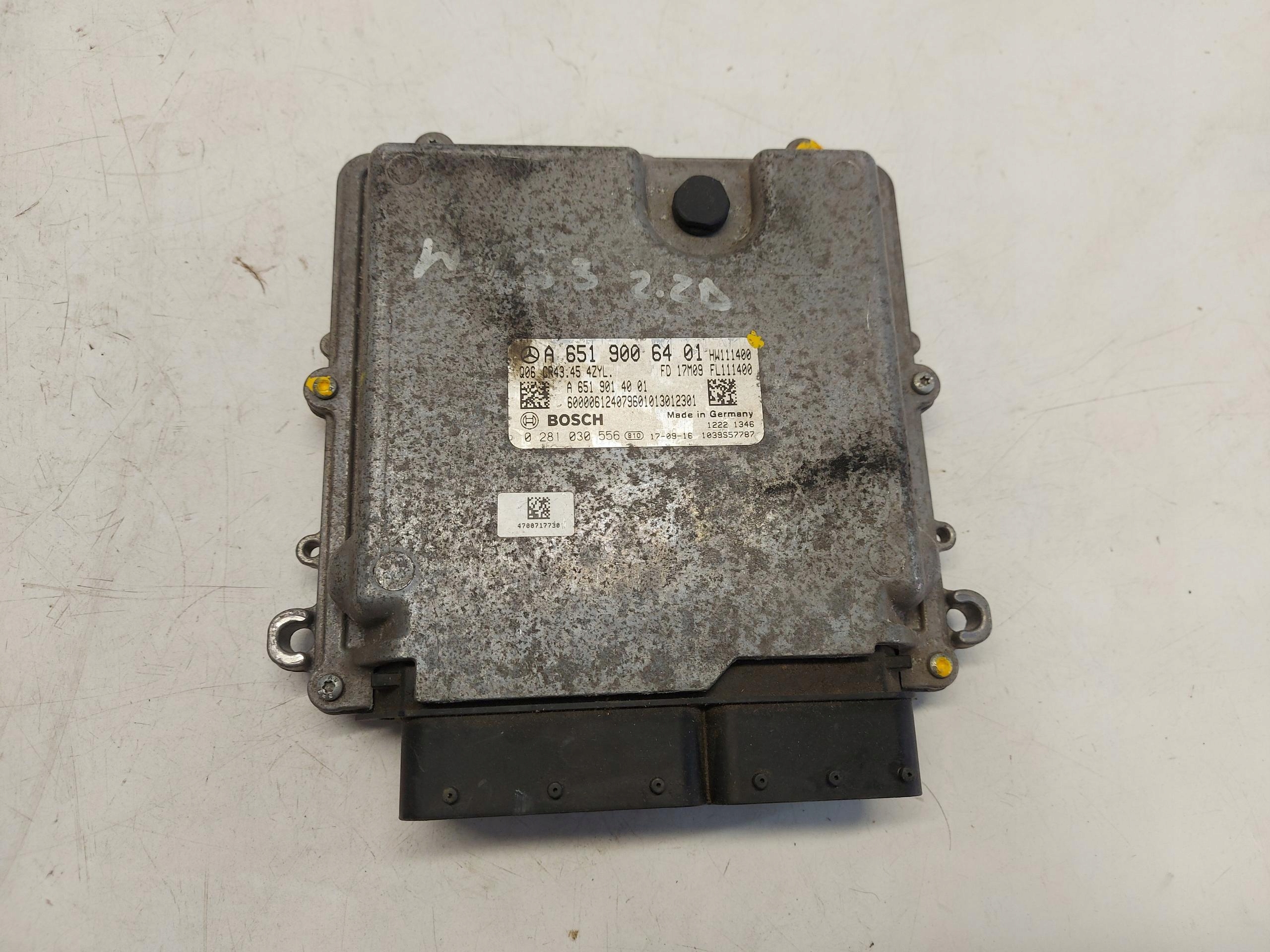 Mercedes W253 GLC 2.2 CDI Computer Bedienteil ECU A6519006401