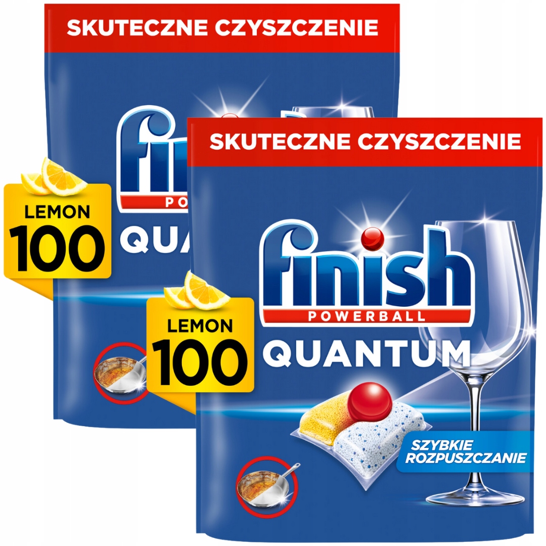 Levně Finish Quantum Kapsle do myčky Lemon 2x100ks