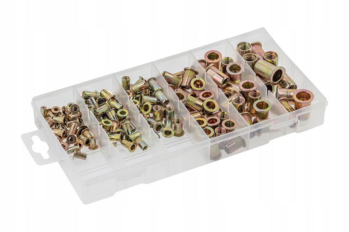 ZESTAW NITONAKRETEK 150szt M3 M10 HOGERT HT8G505