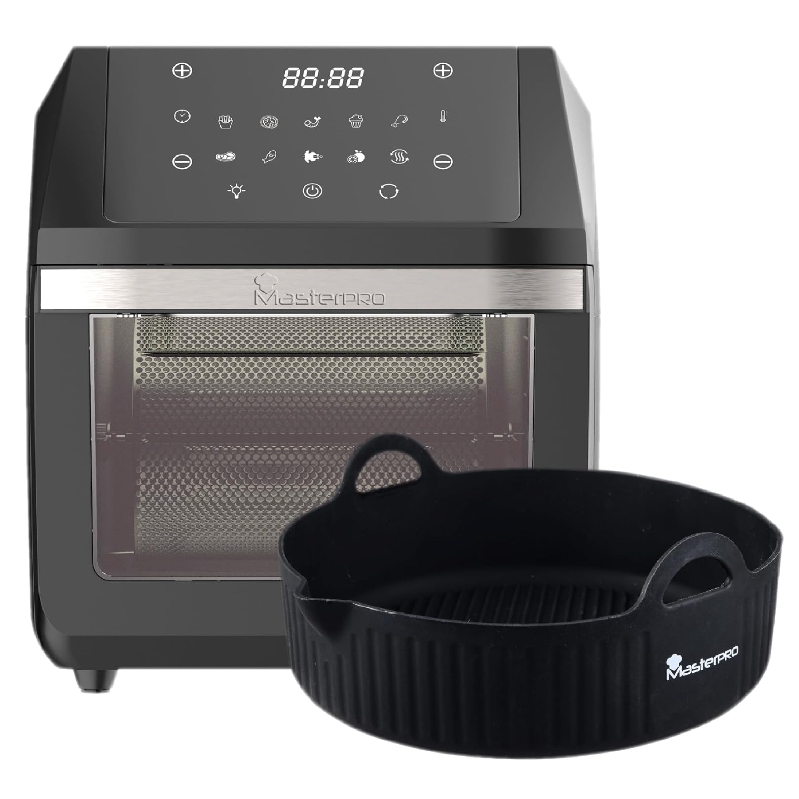 MasterPRO Beztuková fritéza 1800W 11l bezolejová vzduchová Nová