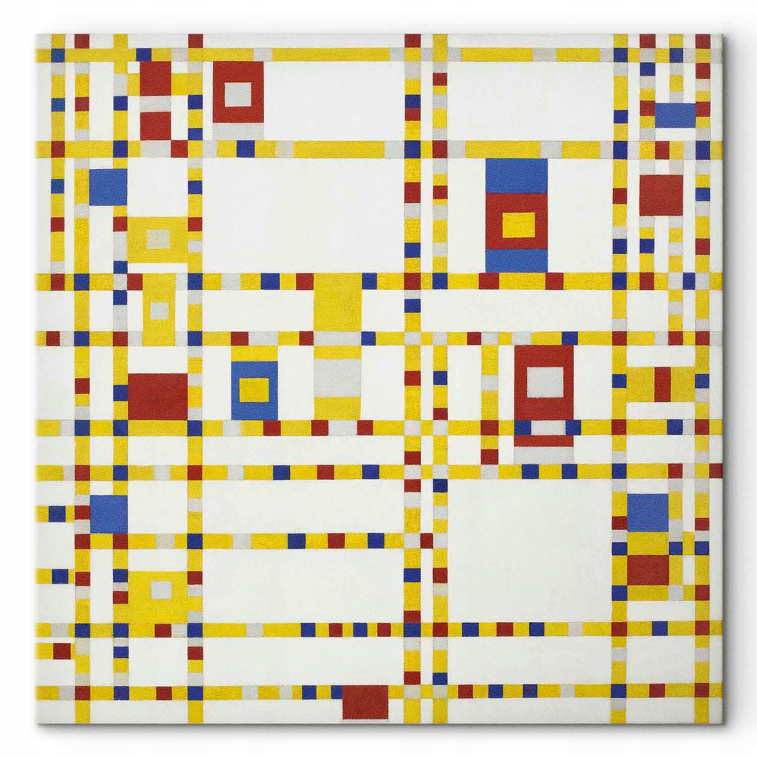 Obraz na plátně Piet Mondrian Broadway Boogie Woogie 60x60 cm