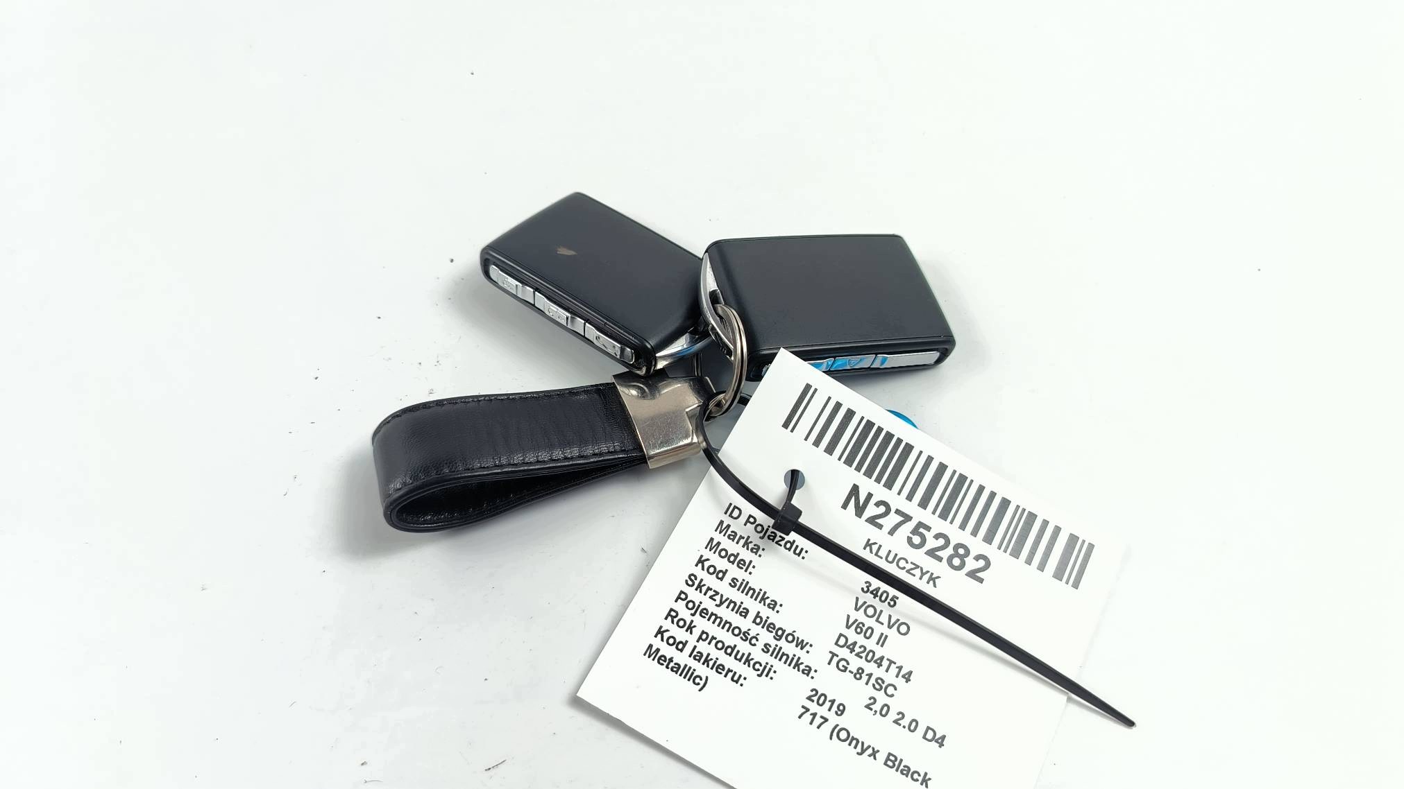 KARTA key PILOT KOMPLET VOLVO V60 II