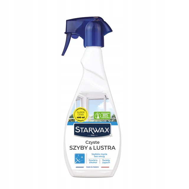 STARWAX CZYSTE SZYBY & LUSTRA 400 ML