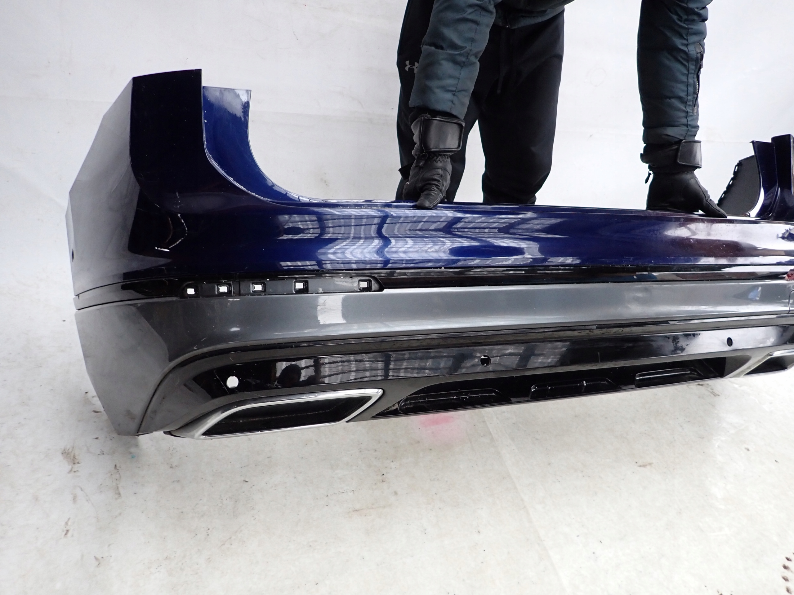 VW TIGUAN II ALLSPACE 16- bumper rear part rear 6XPDC 5NN807421