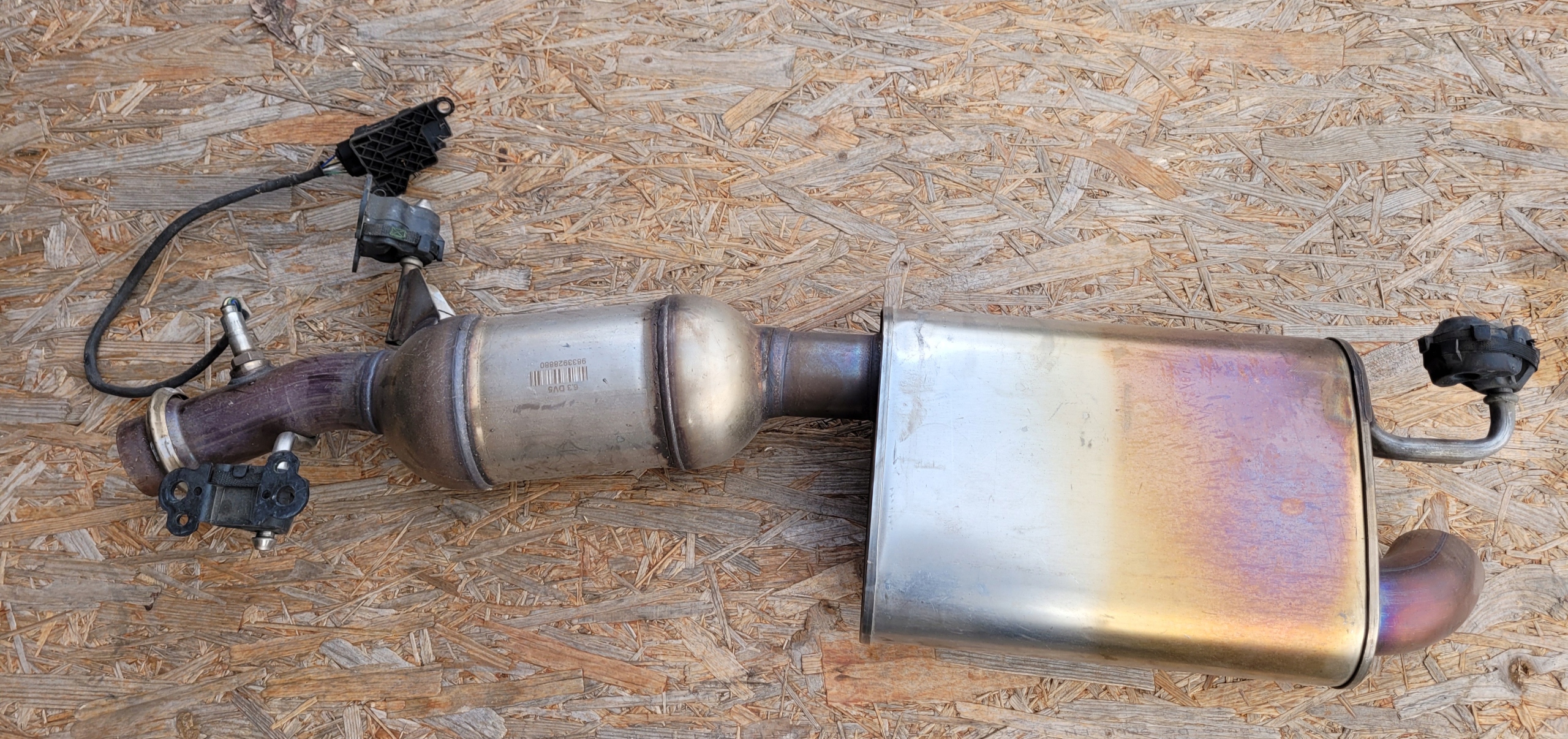 filter DPF FAP catalyst TLUMIK EXPERT JUMPY PROACE