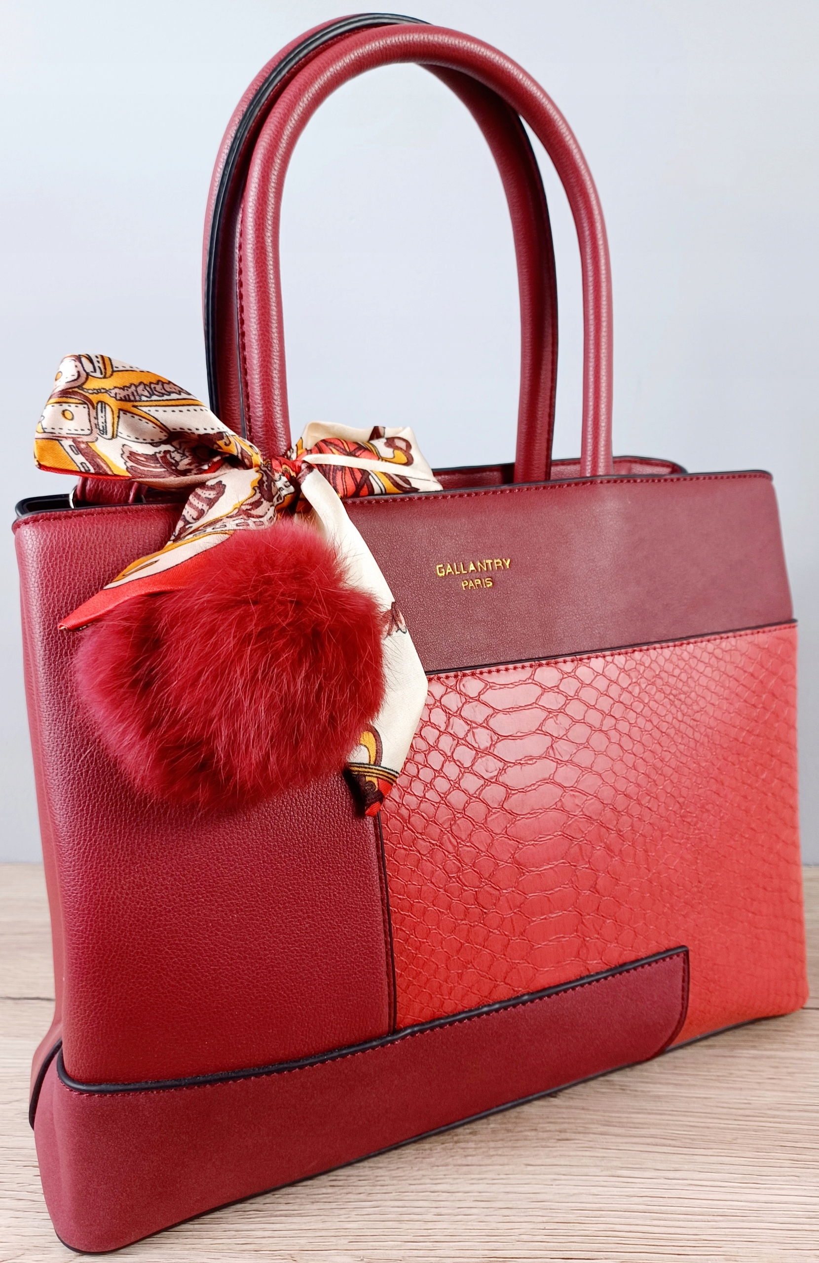 Torebka GALLANTRY CZERWONA torba kuferek CZERWONY Płeć kobieta