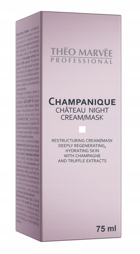 Theo Marvee Champanique Chateau Krem na noc Maska głęboka regeneracja 75 ml