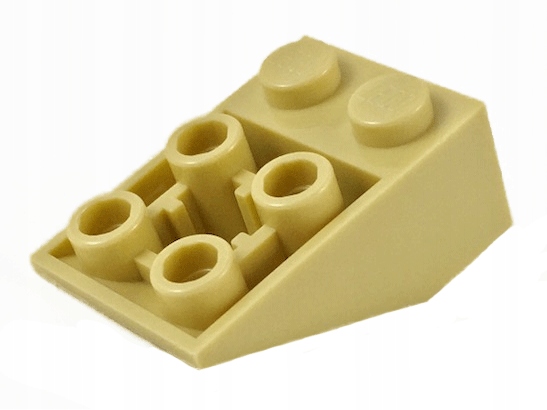 

Lego 3747b Skos Odwrócony 3x2 piaskowy Nowy (2g)