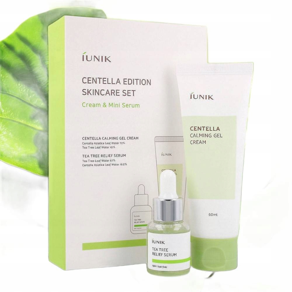 iUNIK Centella Edition Skin Care Set Sada zklidňujícího krému a séra