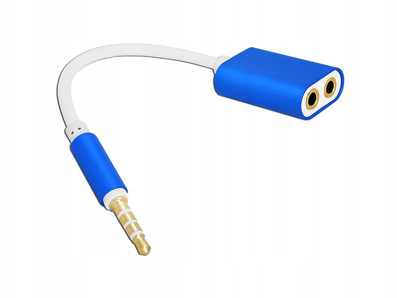 

Rozdzielacz adapter jack 3.5 4pin - 2x jack 3.5