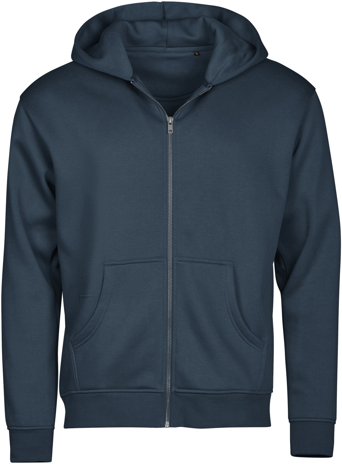 Mikina Unisex rozepínací s kapucí Unlabele Zip Tee Granátová vel. M