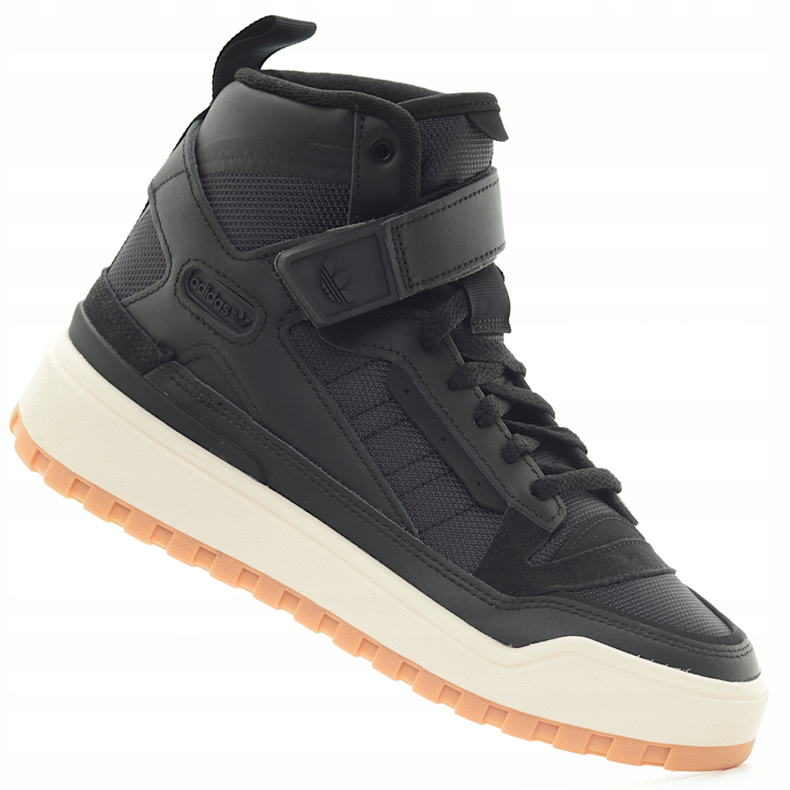 Pánské zimní boty Adidas Forum Boot vysoké kožené tenisky 39 1/3
