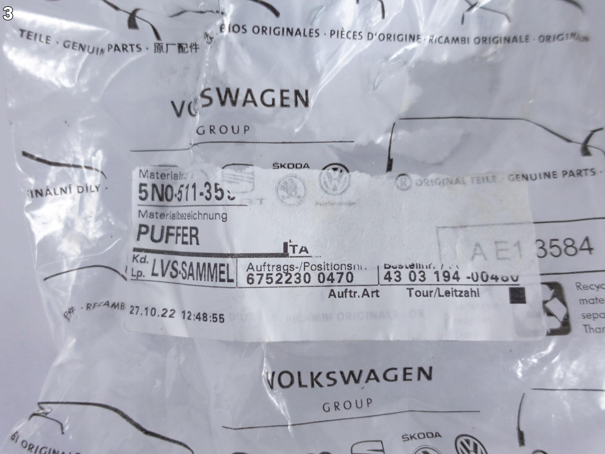 VW TIGUAN 5N špička tlumiče