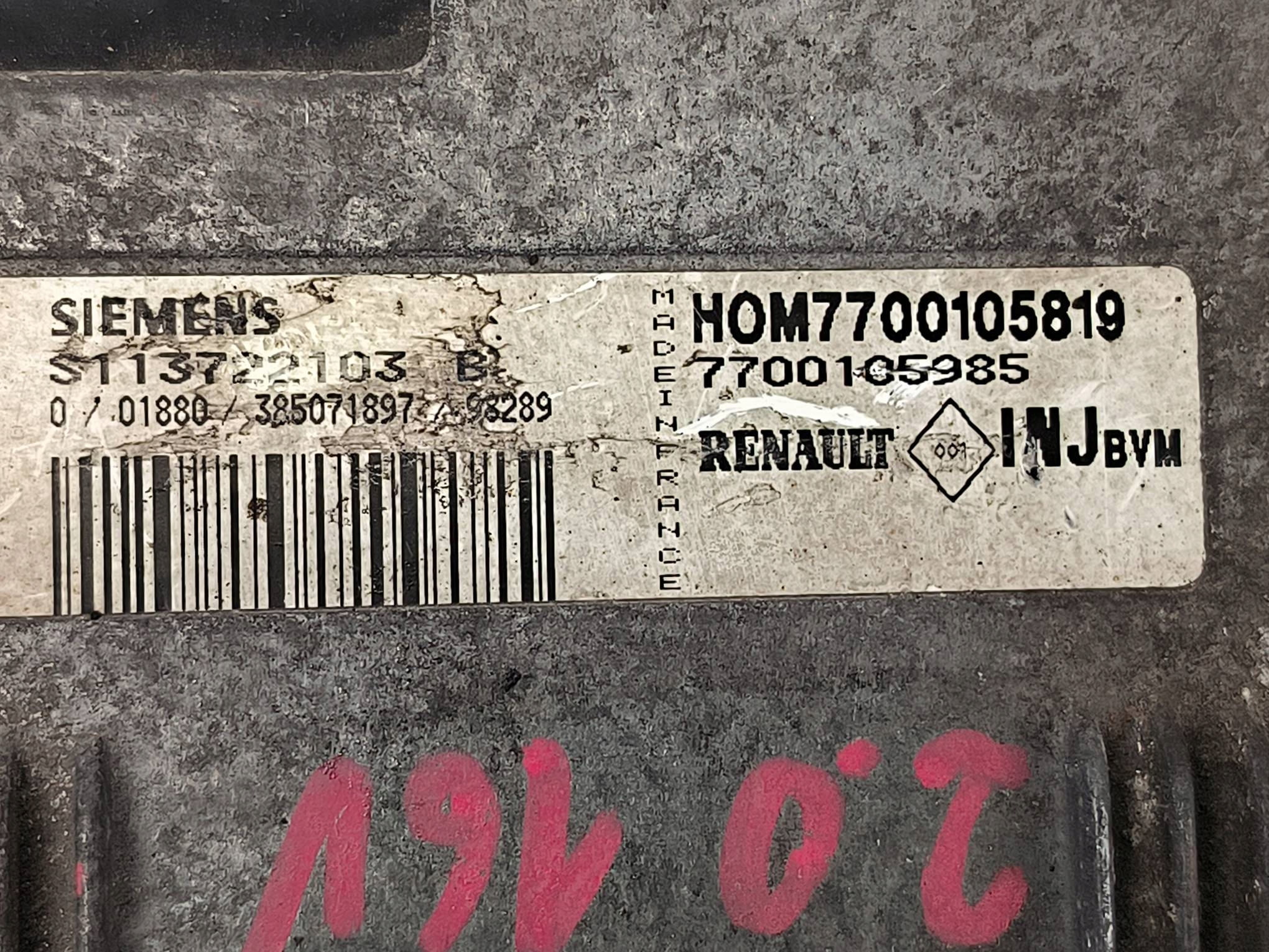computer S113722103B 2.0 RENAULT LAGUNA