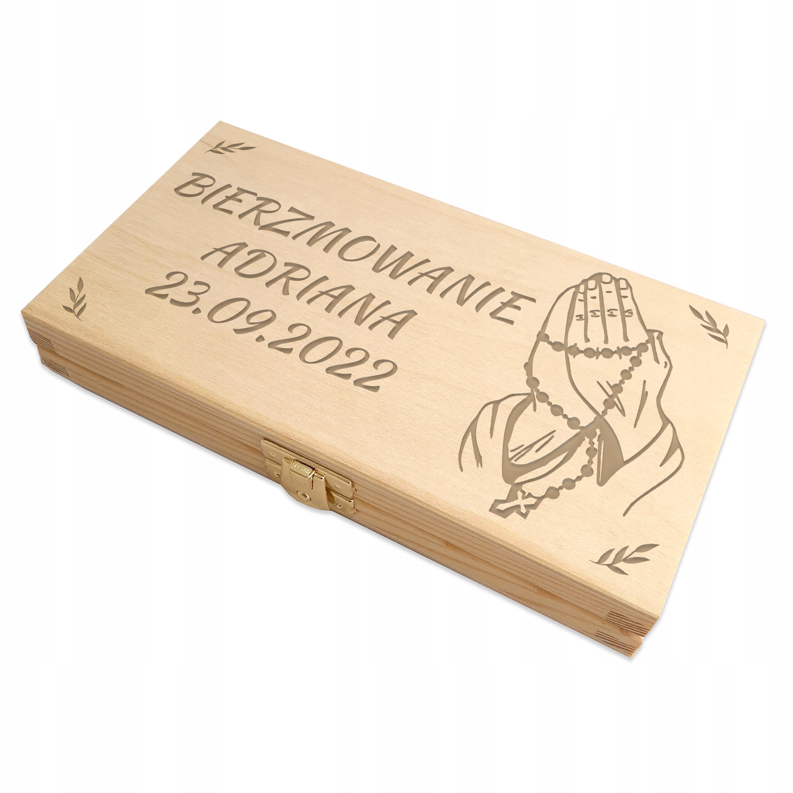 

Pudełko Na Pieniądze bierzmowanie grawer