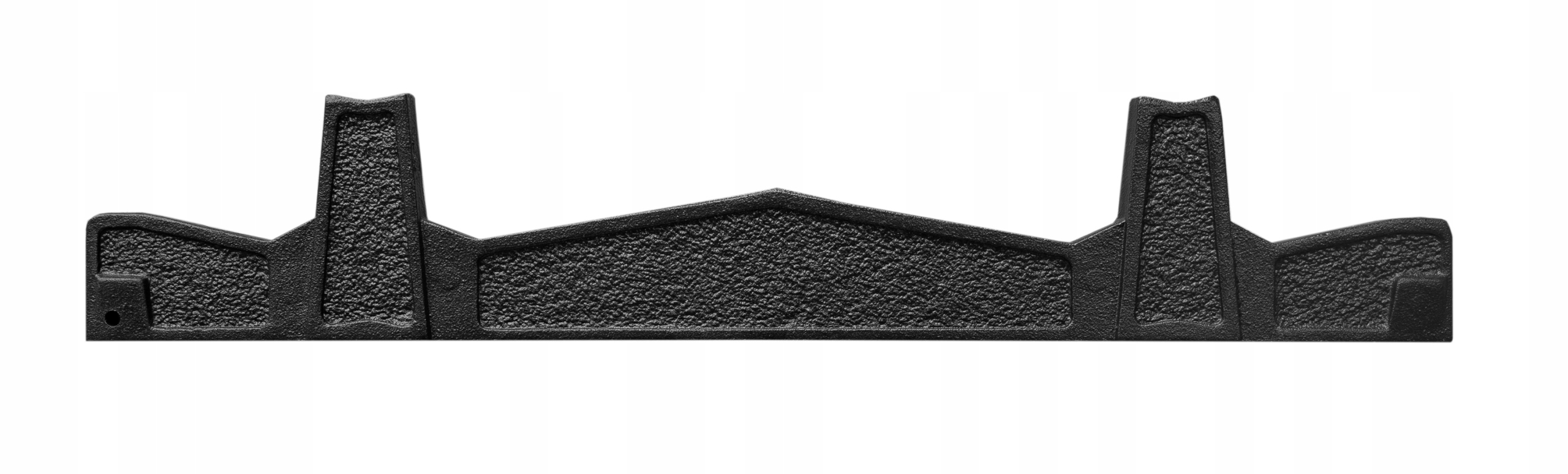 Litinový rovný krbový plot, délka 545 mm Kryt ohniště, silná litina