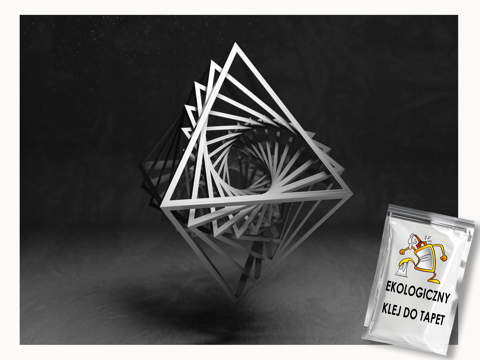 Fototapeta Flizelina Moderní geometrický trojúhelník Umění 350x250 lepidlo