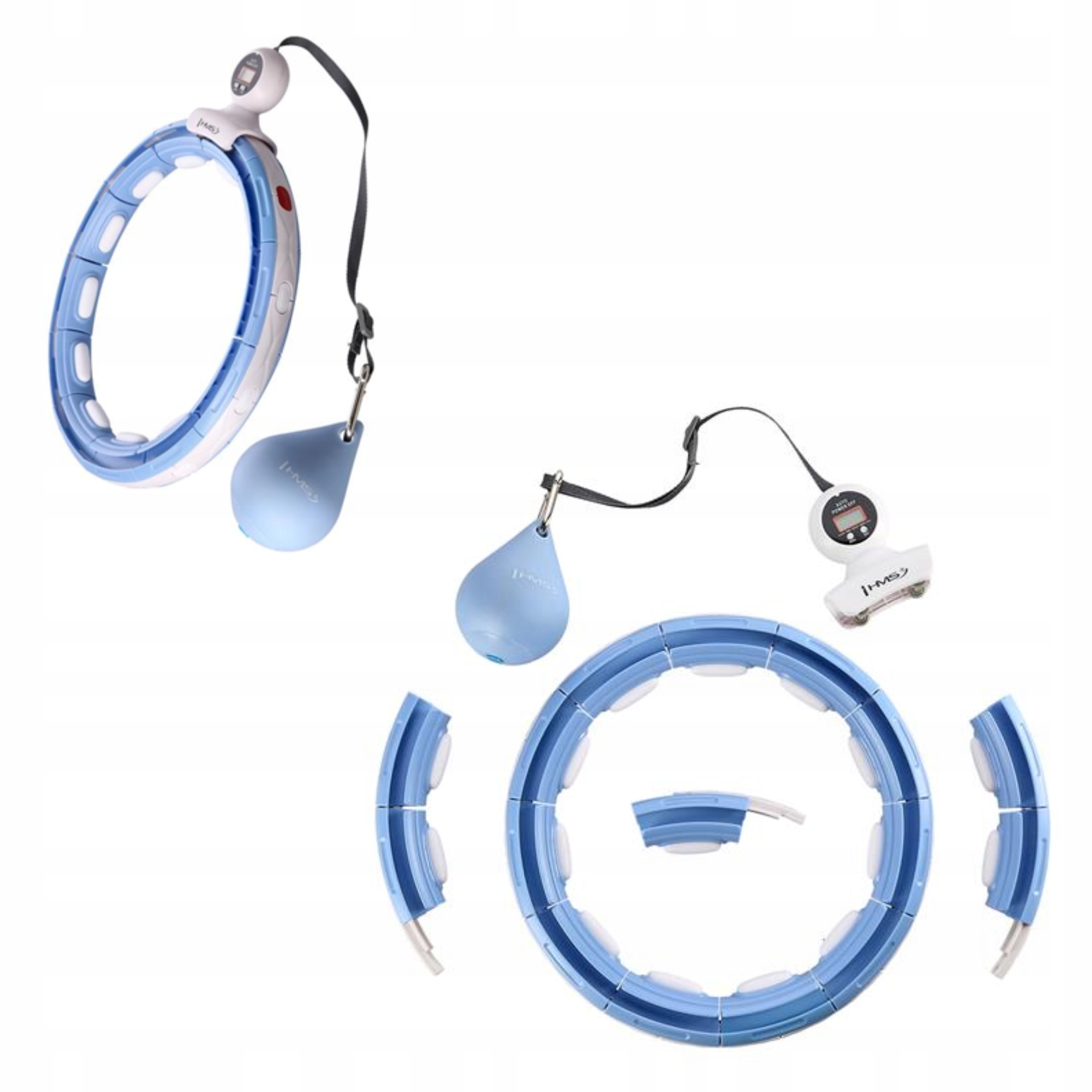 Zeštíhlující hula hoop s závažím a výstupky HHM15 Hms