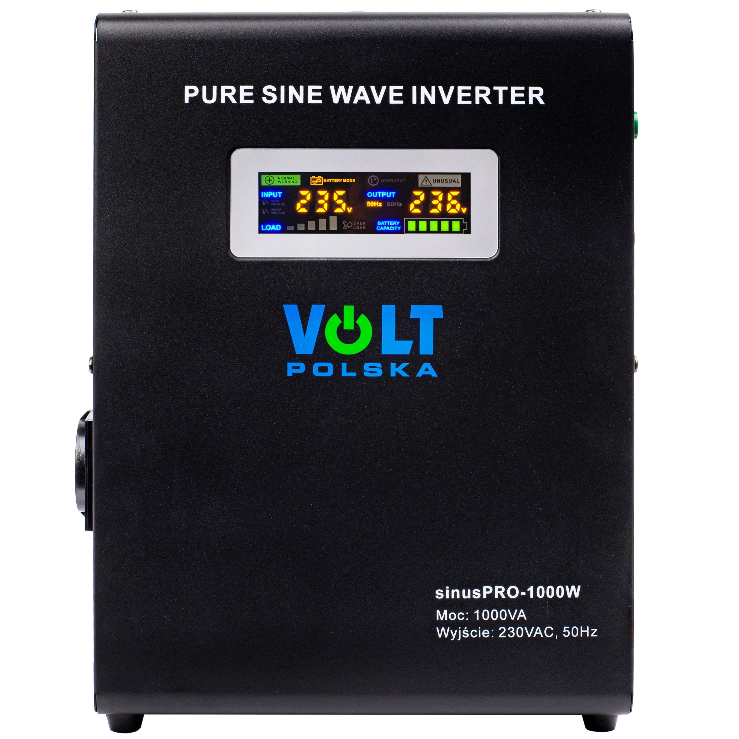 Zasilacz Awaryjny Volt Polska Sinus Pro 1000 W 12/230V 700W 1000VA