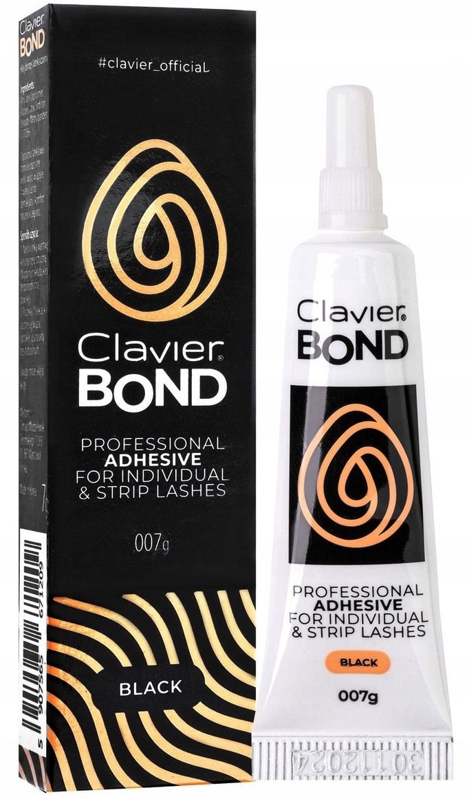 KLEJ DO RZĘS CLAVIER BOND CZARNY 7G