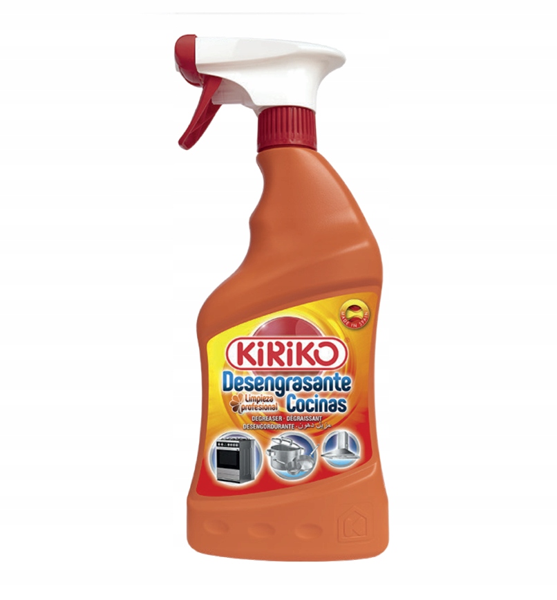 ODTŁUSZCZA MYJE DELIKANY ZAPACH BARDZO SKUTECZNY SPRAY W KUCHNI750ml Kiriko EAN (GTIN) 8411878102222