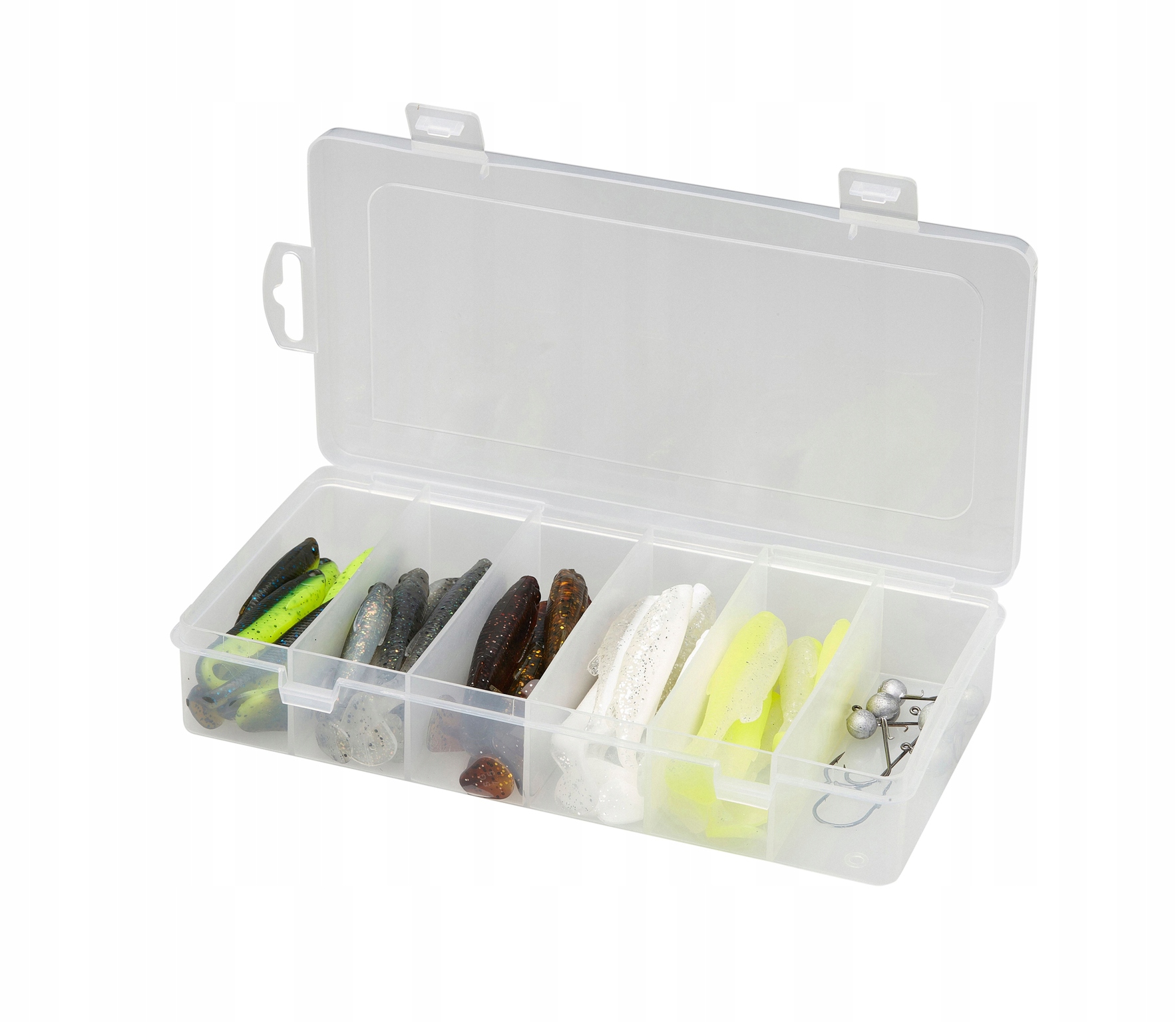 Zestaw Gum Sg Fat Minnow T-tail Pudełko 36szt jig