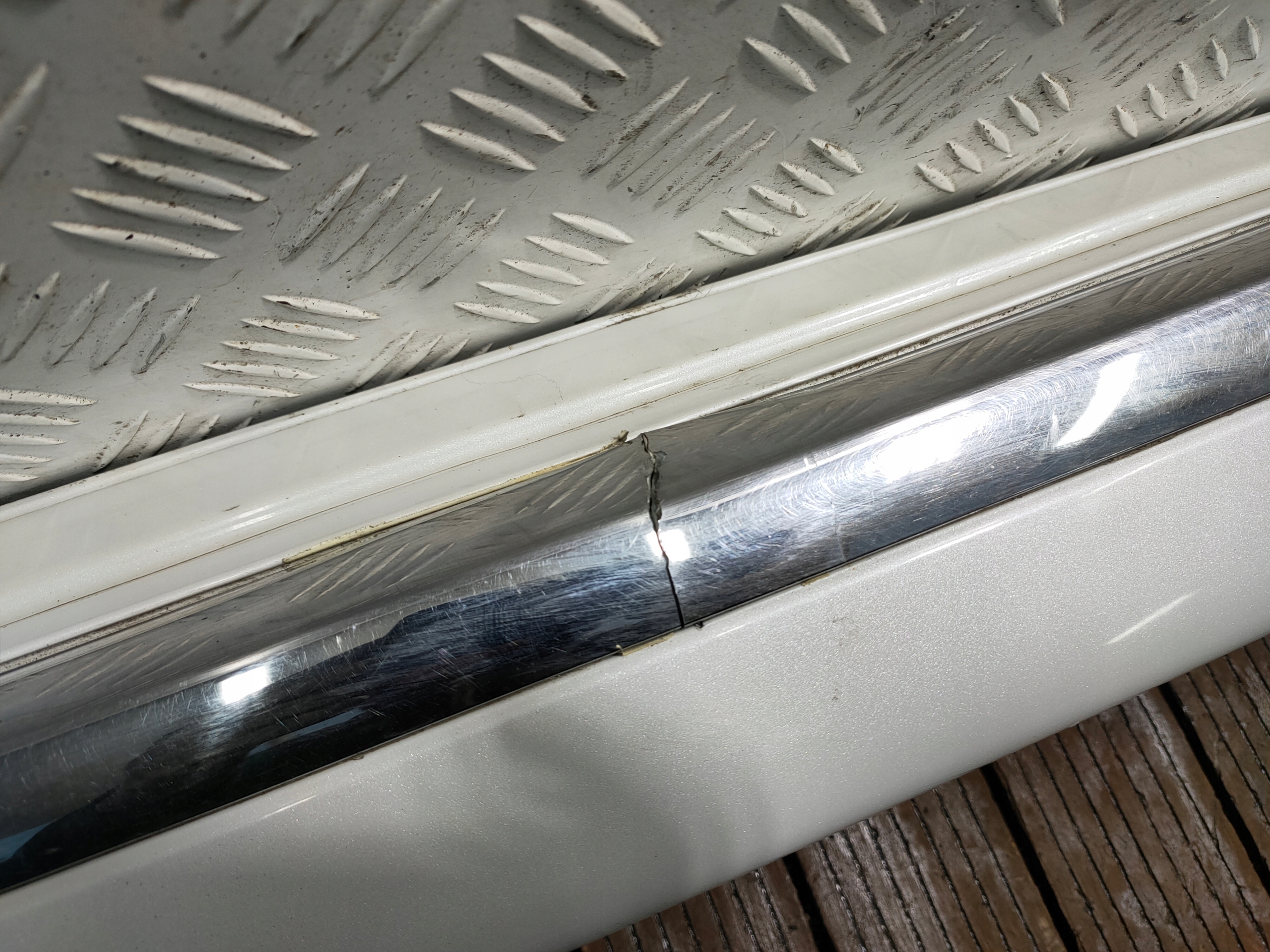 MITSUBISHI OUTLANDER III LIFT 16-20 moulding threshold left CHROM 6512A207