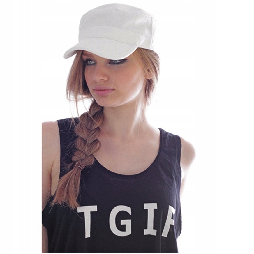 GRANATOWA CZAPKA Z DASZKIEM MĘSKA PATROLÓWKA REGULOWANE ZAPIĘCIE Model Tank