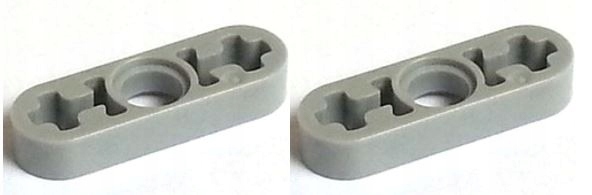 

Lego Technic 6632 Liftarm płaski 1x3 jasny szary