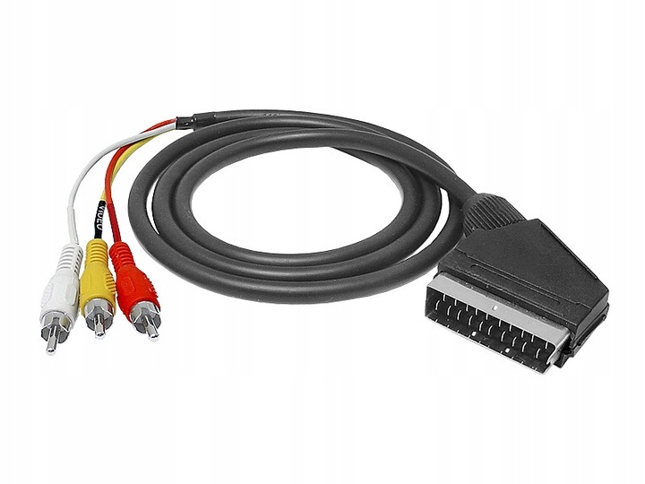 Kabel Adapter Scart-cinch (rca) 1,2m