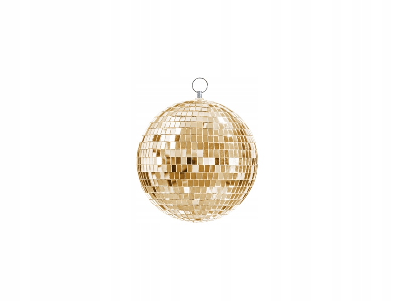 Kula Lustrzana Disco 20 cm Szampański Złoty 1 sztuka Party Deco