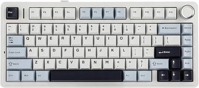 Epomaker x Aula F75 – Mechanická klávesnica 75%/Tri-mode/Reaper prepínač