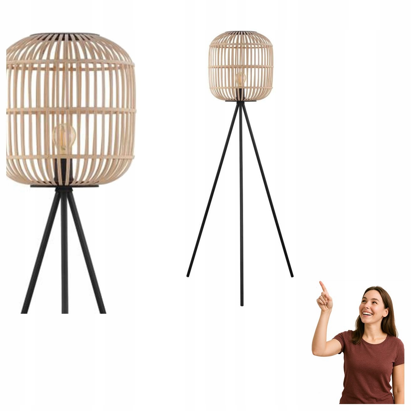 Podlahová lampa Bordesley 43219 Eglo