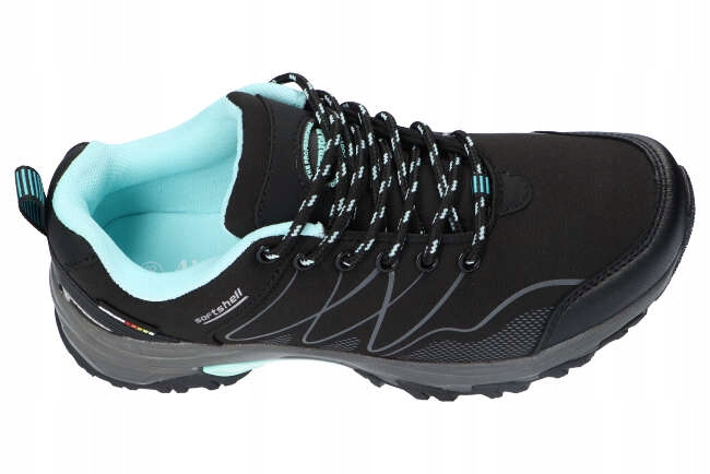 AMERICAN CLUB WT129 TREKKINGI ORYGINALNE BUTY SPORTOWE SOFTSHELL B/MINT 41 Kolor czarny