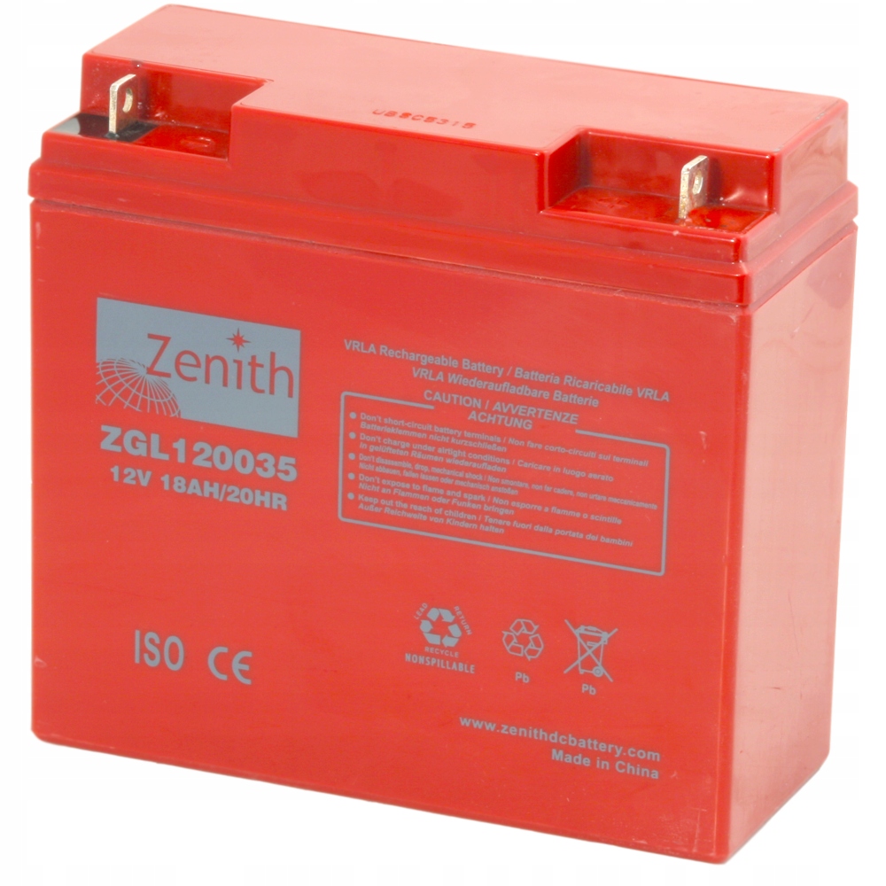 Akumulator Agm Vrla 12V 18Ah Alarm Ups Zasilanie