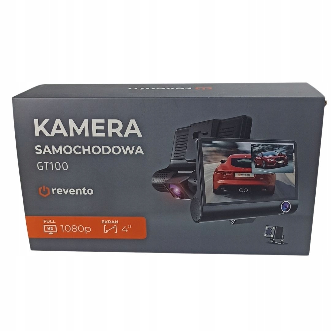Wideorejestrator Kamera Cofania i Wnętrza 3w1 PL Waga produktu z opakowaniem jednostkowym 0.39 kg