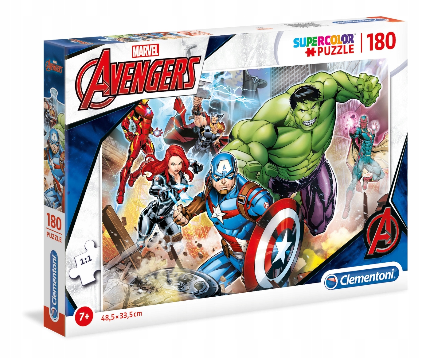 

Puzzle Super Color Clementoni 180 Marvel Avengers