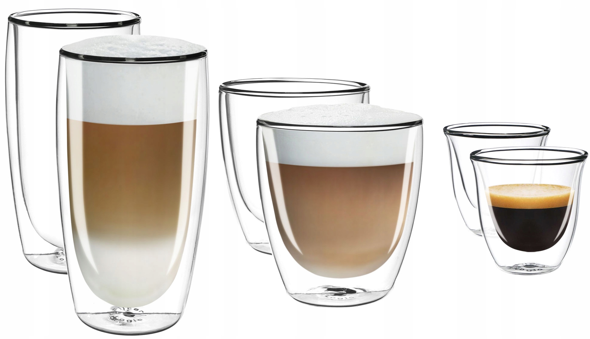 SZKLANKI TERMICZNE KAWY ESPRESSO LATTE CAPPUCCINO