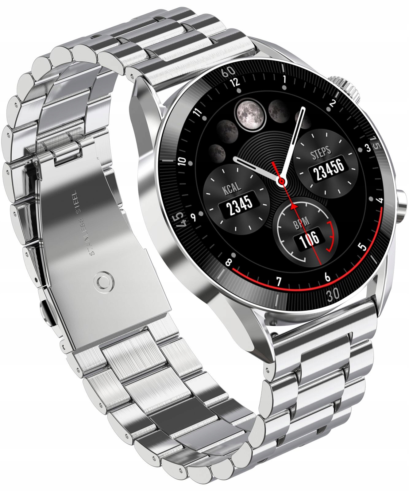 Smartwatch męski Garett V10 Silver Steel Marka Garett
