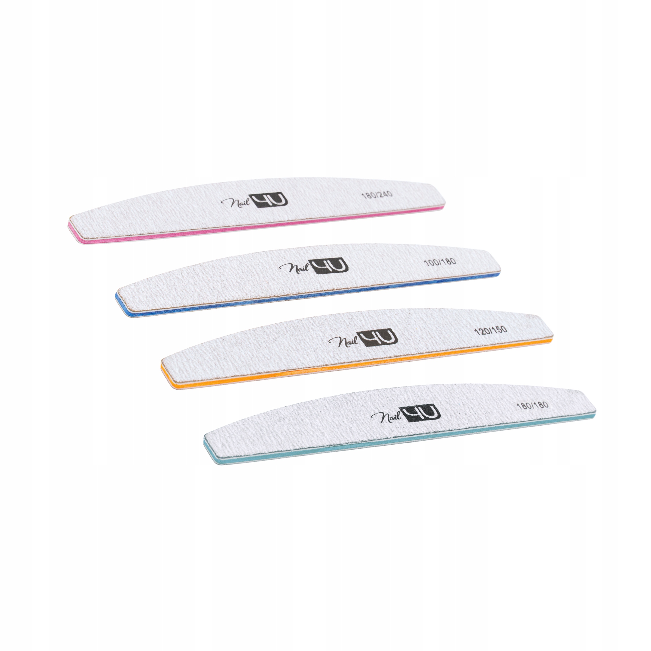 Pilnik NAKED Basic Łódka 100/180 NAIL4U 250 sztuk Marka Nail4U