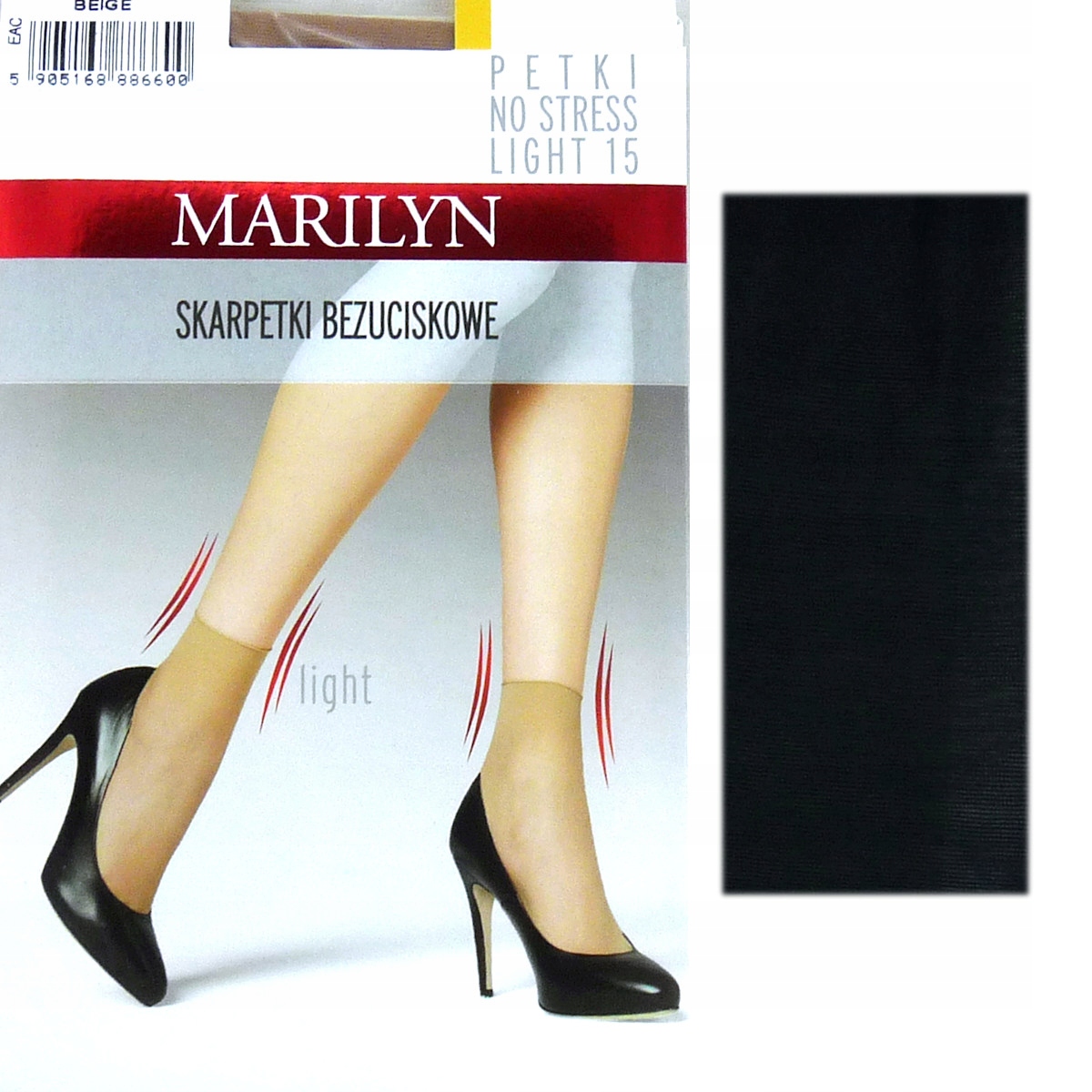 

Marilyn Petki Light 15 No Stress 2 pary black
