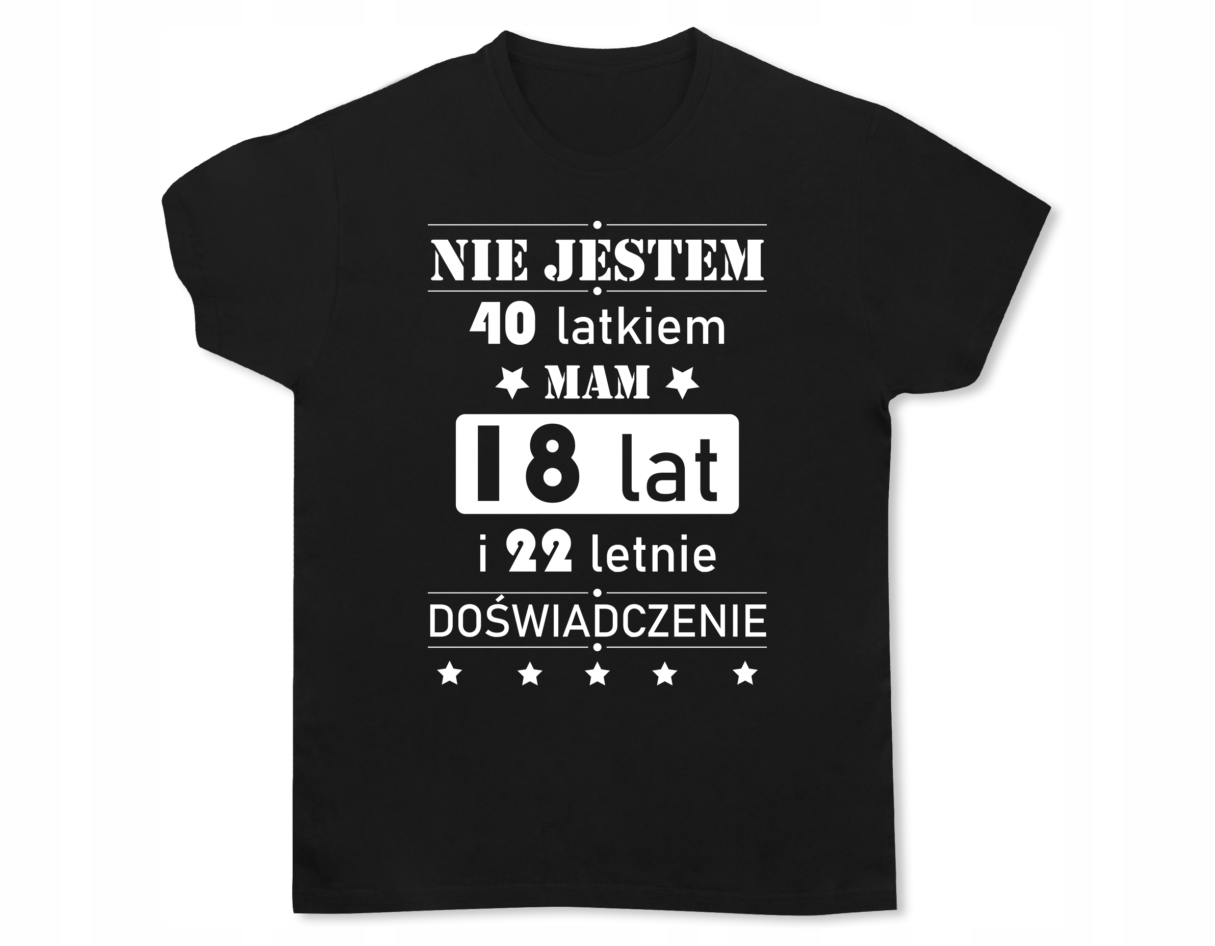 

Koszulka na Urodziny 30 40 50 60 lat Prezentowa