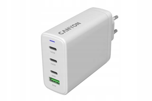 Canyon OnCharge 140ACC, vysokorýchlostná univerzálna nabíjačka do steny,…