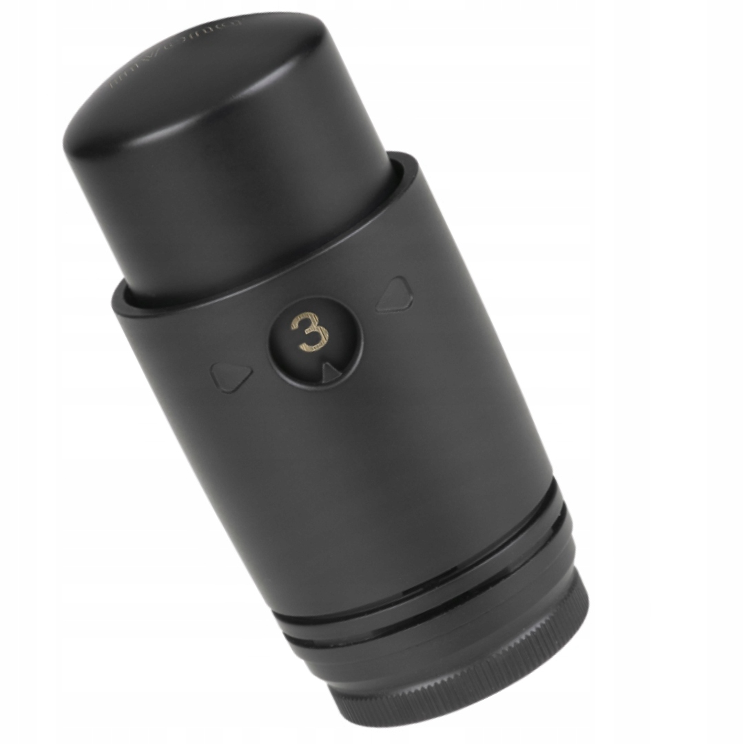 GŁOWICA TERMOSTATYCZNA M30 x 1,5 CZARNA GRZEJNIKA