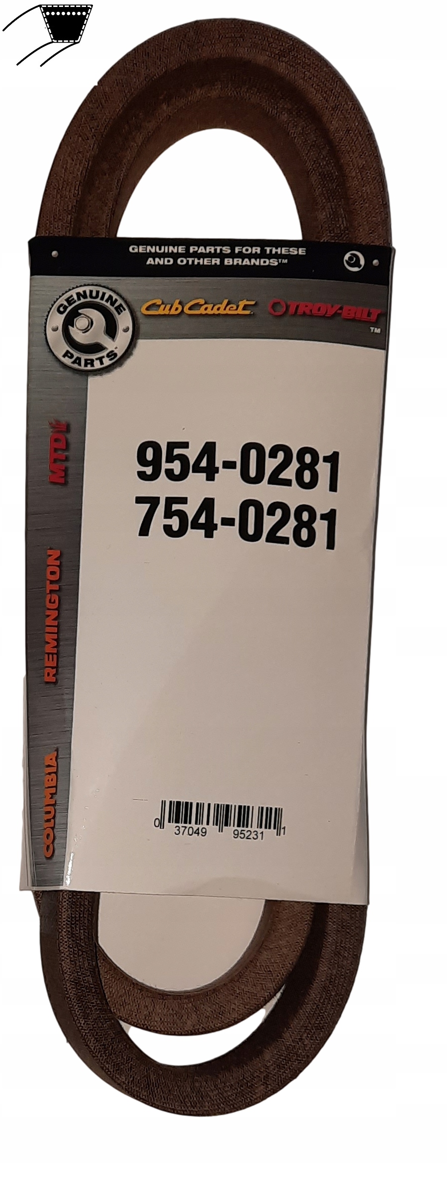 

754-0281A pasek jazdy traktorka Mtd Gutbrod tył